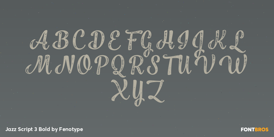 Jazz Script 3 Bold Font Poster #2