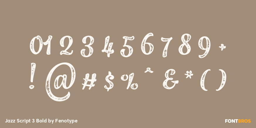 Jazz Script 3 Bold Font Poster #4