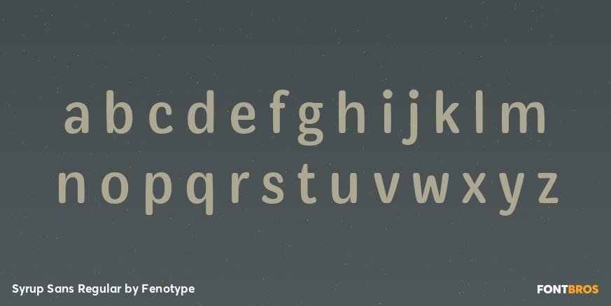 Syrup Sans Regular Font Poster #3