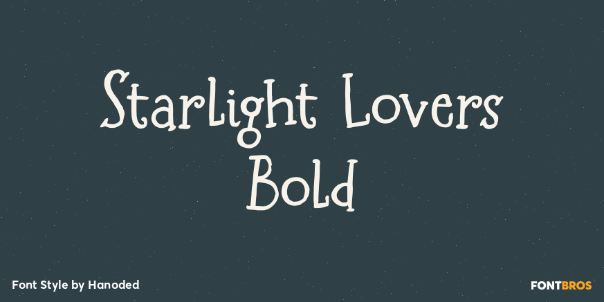 Starlight Lovers Bold Poster