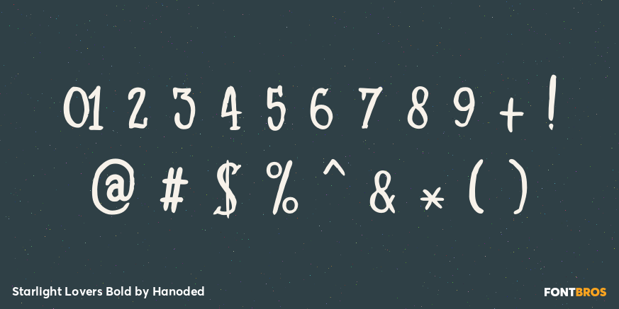 Starlight Lovers Bold Font Poster #1