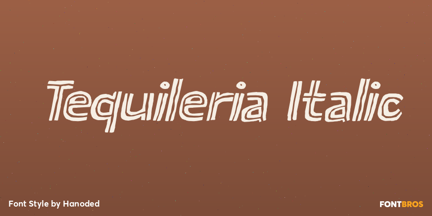 Tequileria Italic Poster