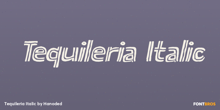 Tequileria Italic Poster