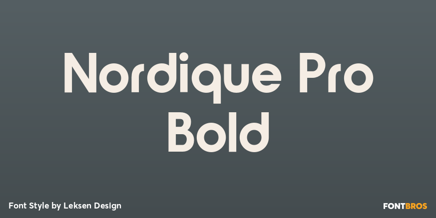 Nordique Pro Bold Font Poster #1