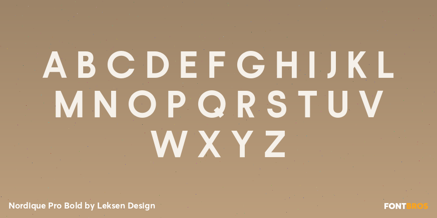 Nordique Pro Bold Font Poster #2