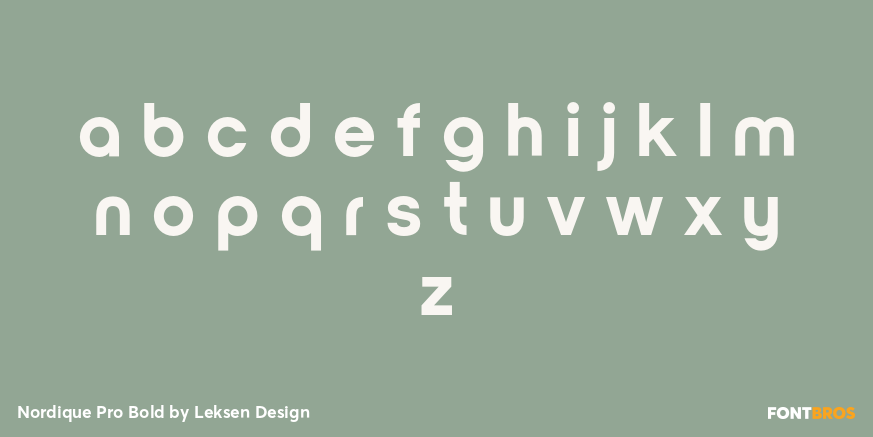 Nordique Pro Bold Font Poster #3
