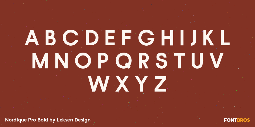 Nordique Pro Bold Font Poster #2