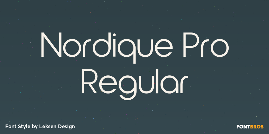 Nordique Pro Regular Poster