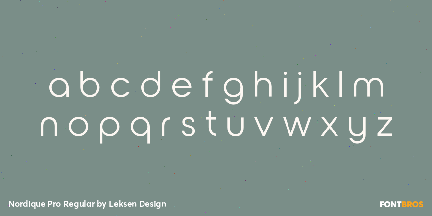Nordique Pro Regular Font Poster #3