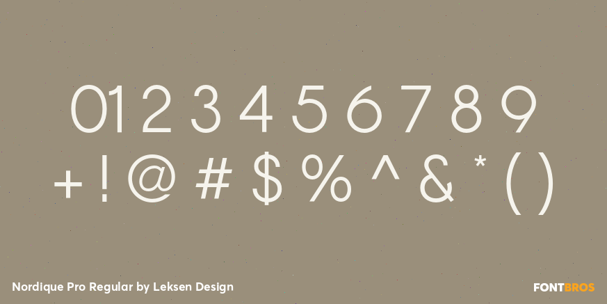 Nordique Pro Regular Font Poster #4