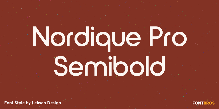 Nordique Pro Semibold Poster