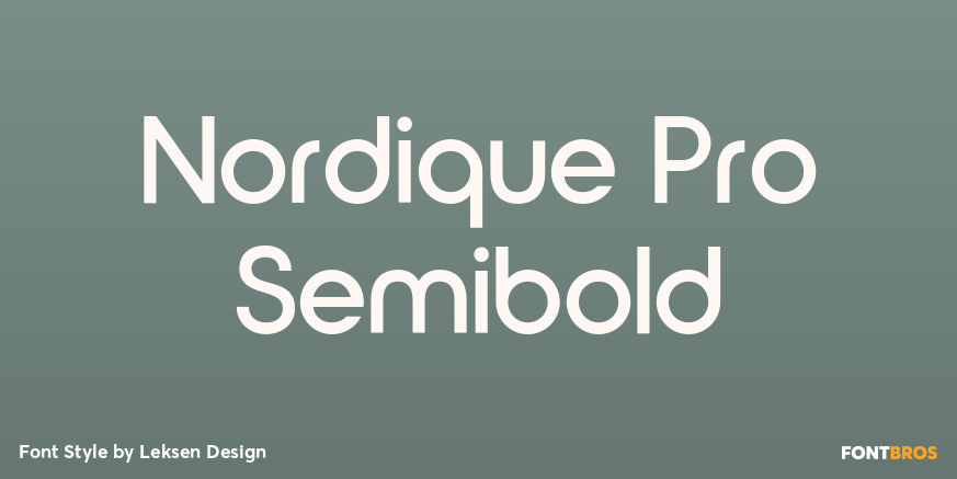 Nordique Pro Semibold Poster
