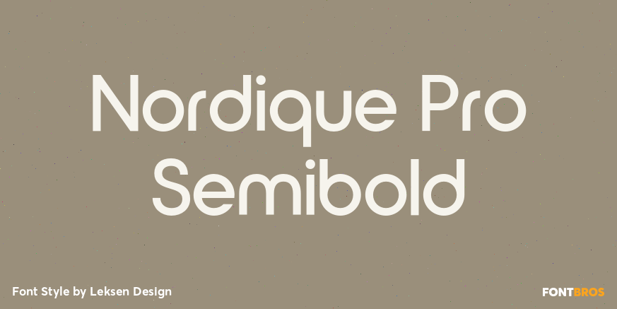 Nordique Pro Semibold Poster