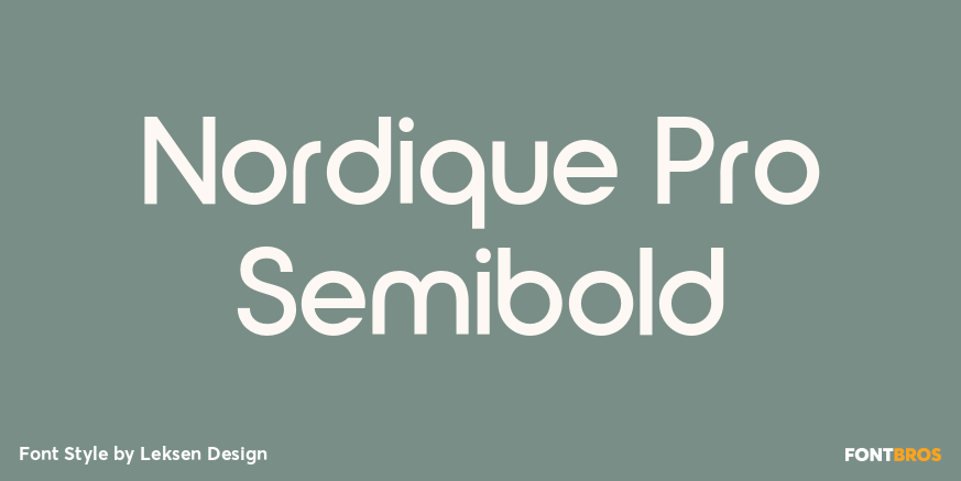 Nordique Pro Semibold Poster