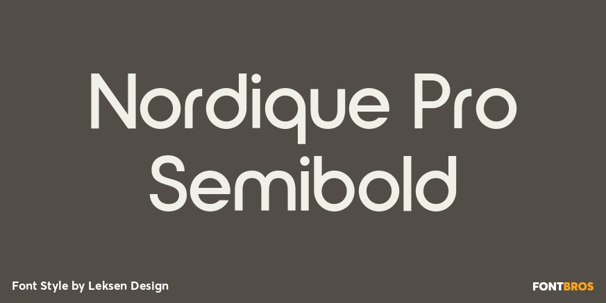 Nordique Pro Semibold Poster