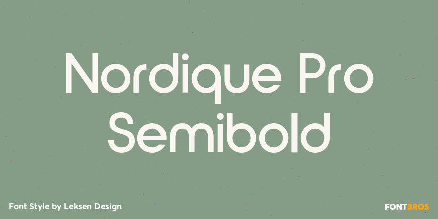 Nordique Pro Semibold Poster