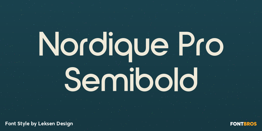 Nordique Pro Semibold Poster