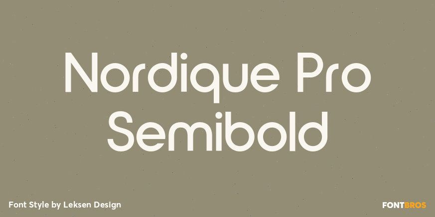 Nordique Pro Semibold Poster