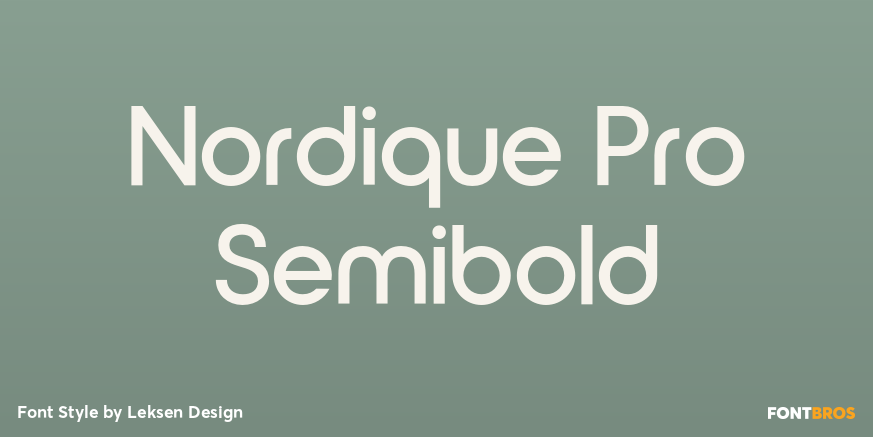 Nordique Pro Semibold Poster
