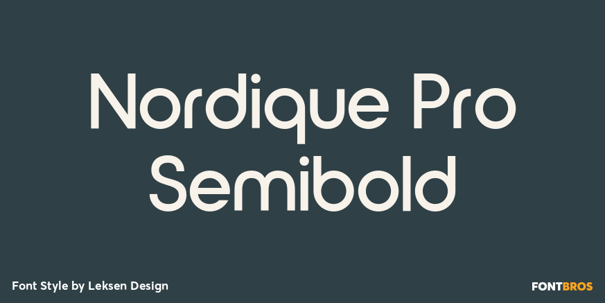 Nordique Pro Semibold Poster