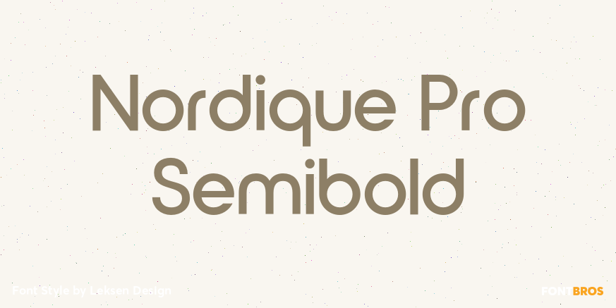 Nordique Pro Semibold Poster