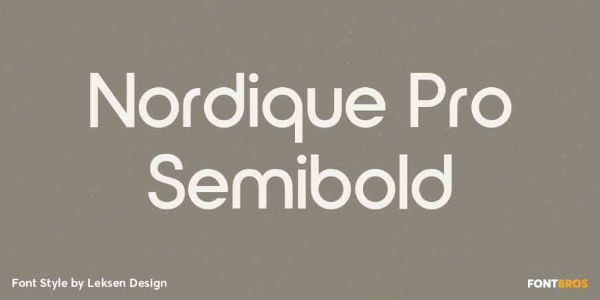 Nordique Pro Semibold Poster