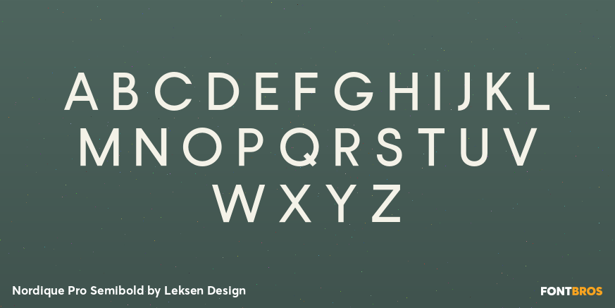 Nordique Pro Semibold Font Poster #2