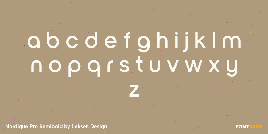 Nordique Pro Semibold Font Poster #3