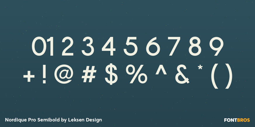 Nordique Pro Semibold Font Poster #4