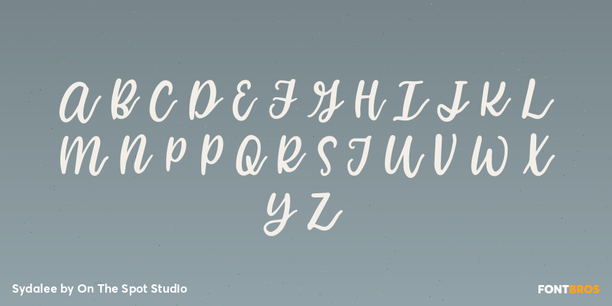 Sydalee Font Poster #2