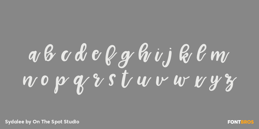 Sydalee Font Poster #3