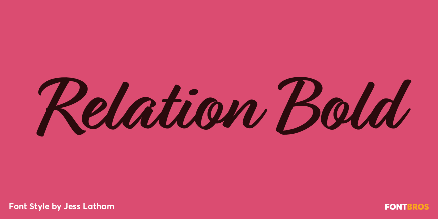 Relation Bold Poster