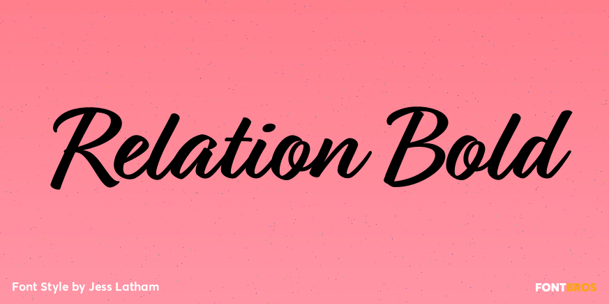 Relation Bold Poster