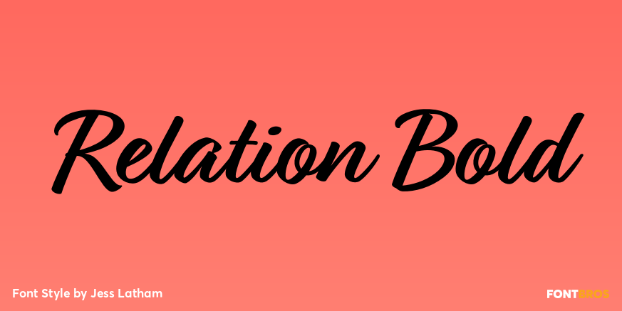 Relation Bold Poster