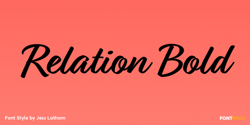 Relation Bold Poster