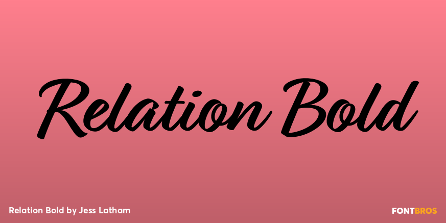 Relation Bold Poster