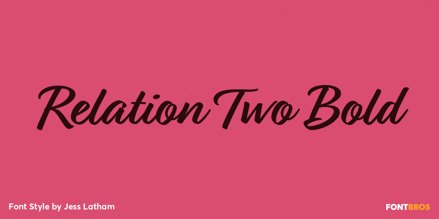 Relation Two Bold Poster
