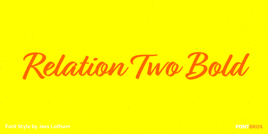 Relation Two Bold Poster