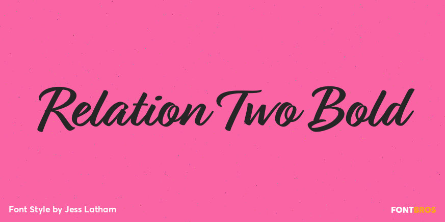 Relation Two Bold Poster