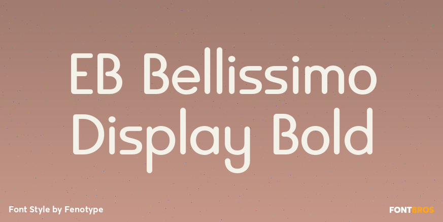 EB Bellissimo Display Bold Font Poster #1