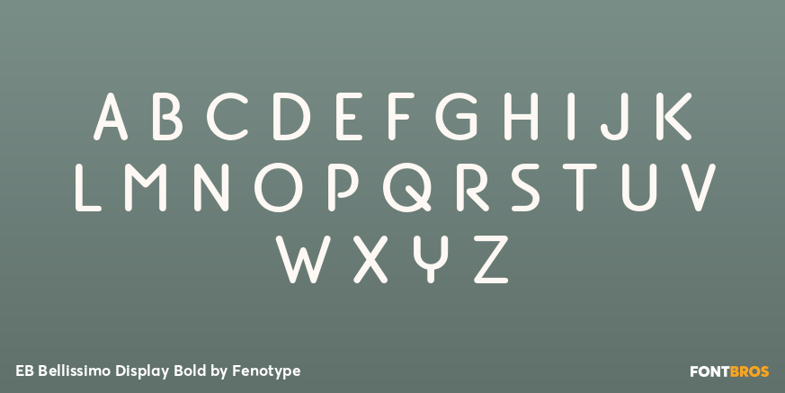 EB Bellissimo Display Bold Font Poster #2