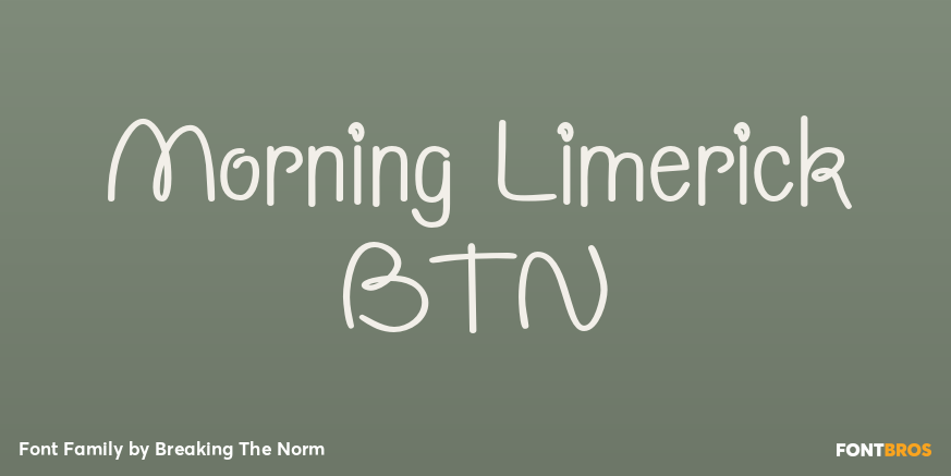 Morning Limerick BTN Poster