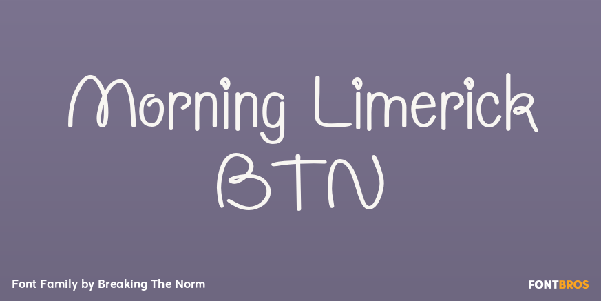 Morning Limerick BTN Poster