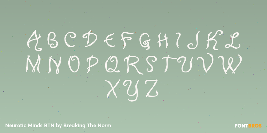 Neurotic Minds BTN Font Poster #2