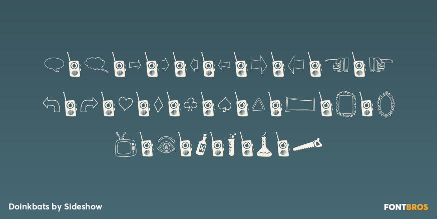 Doinkbats Font Poster #2