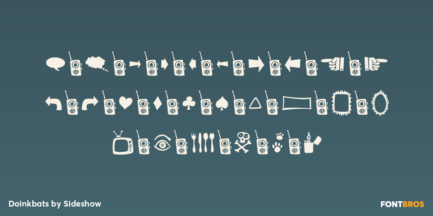 Doinkbats Font Poster #3