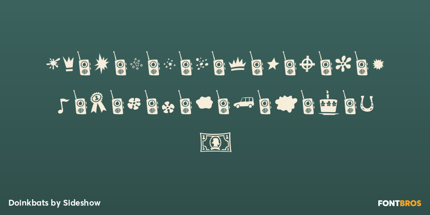 Doinkbats Font Poster #4