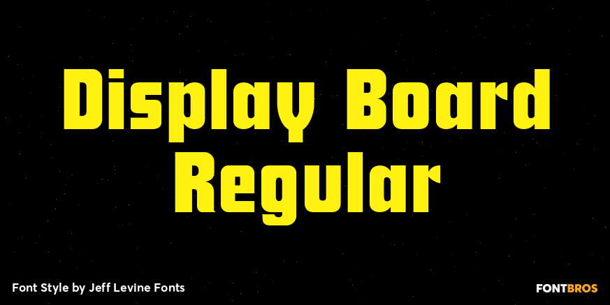 Display Board Regular Poster