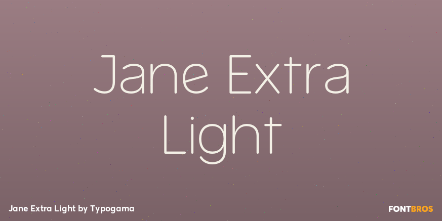 Jane Extra Light Poster
