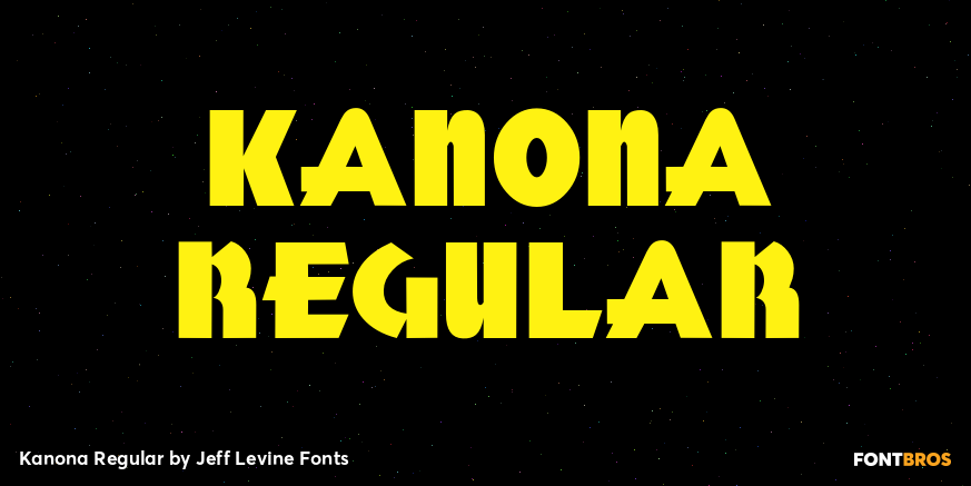 Kanona Regular Poster